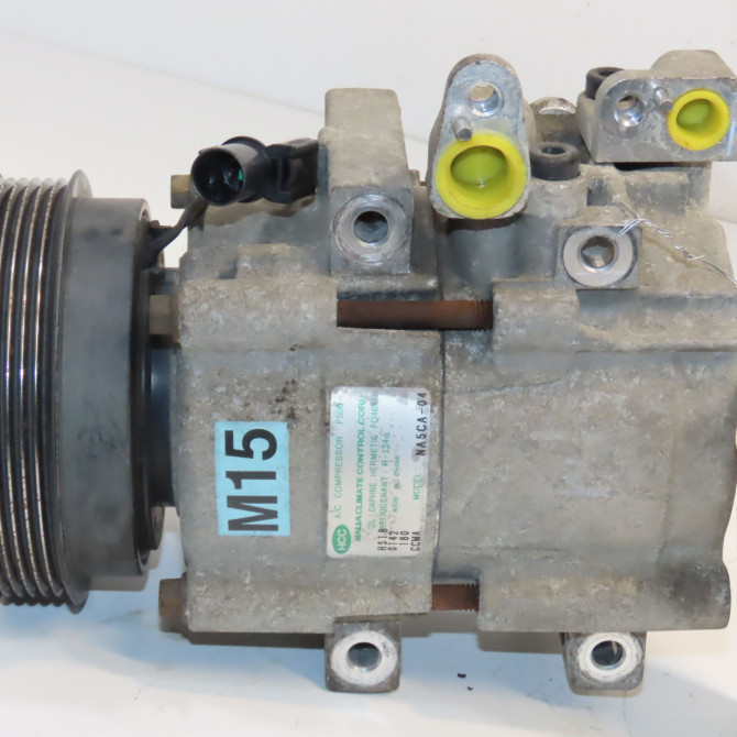 Compresseur air conditionne occasion HYUNDAI TUCSON I Phase 1 09-2004->10-2010 2.0 CRDI 140ch 2WD 977012E200 2