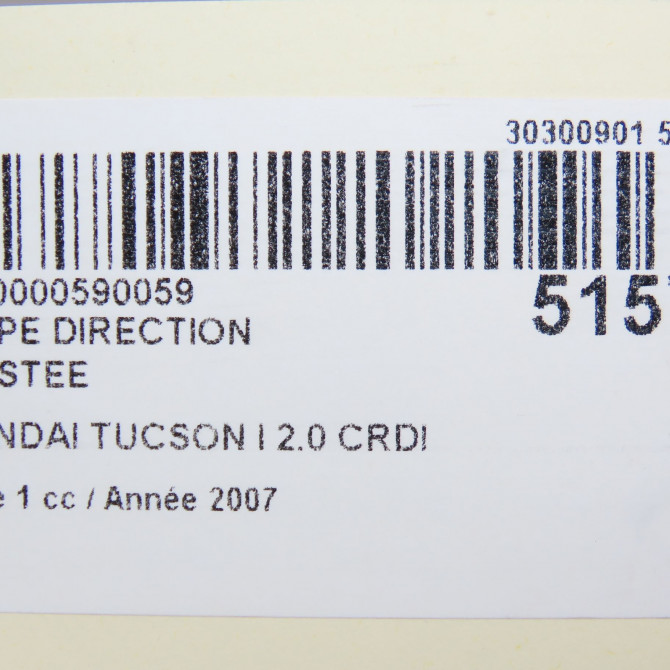 Pompe direction assistee occasion HYUNDAI TUCSON I Phase 1 09-2004->10-2010 2.0 CRDI 140ch 2WD 571002E200 6