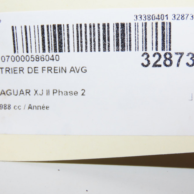 Etrier de frein avant gauche occasion JAGUAR XJ II Phase 2 COUPE 01-1987->09-1991 5