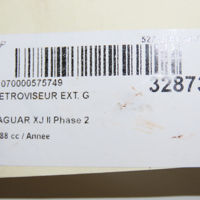 Retroviseur exterieur gauche occasion JAGUAR XJ II Phase 2 COUPE 01-1987->09-1991 5