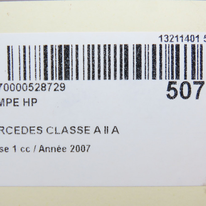 Pompe hp occasion MERCEDES CLASSE A II Phase 1 12-2004->04-2008 A 180 CDI 6400700701 5