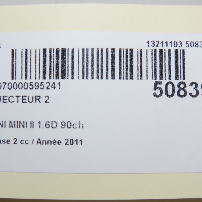 occasion MINI MINI II phase 2 08-2010->... 1.6D 90ch 6
