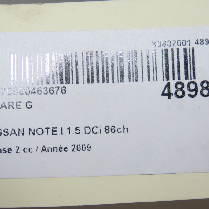 Phare gauche occasion NISSAN NOTE I phase 2 03-2009->02-2014 1.5 DCI 86ch 26060BH10A 5