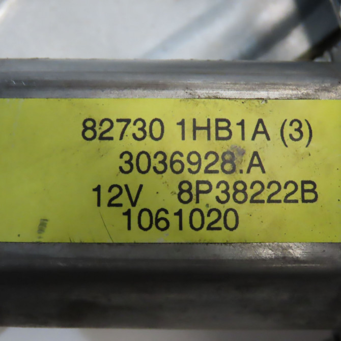 Mecanisme+moteur leve-glace arg occasion NISSAN NOTE II Phase 1 09-2013->... 1.5DCI 90ch 827213VV0A 4