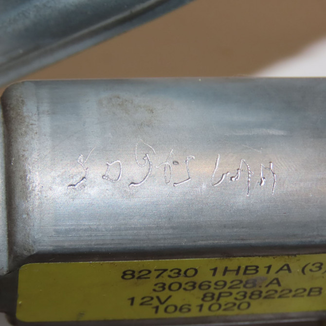 Mecanisme+moteur leve-glace arg occasion NISSAN NOTE II Phase 1 09-2013->... 1.5DCI 90ch 827213VV0A 6