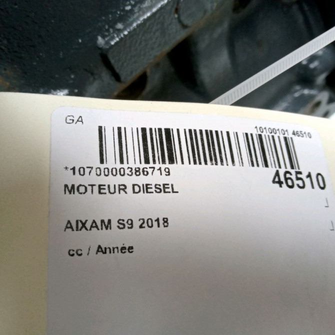 Moteur diesel occasion S9 5