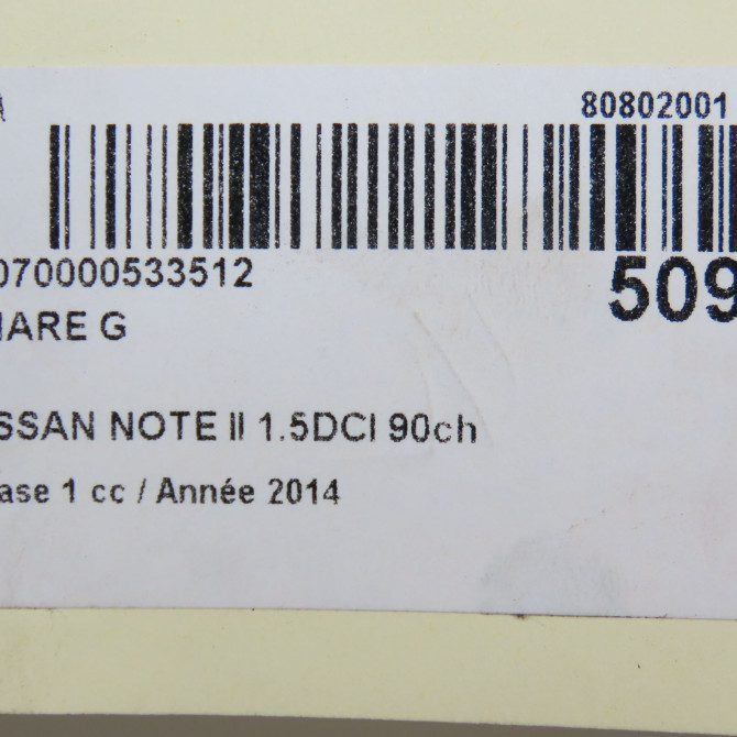 Phare gauche occasion NISSAN NOTE II Phase 1 09-2013->... 1.5DCI 90ch 260603WF0A 6