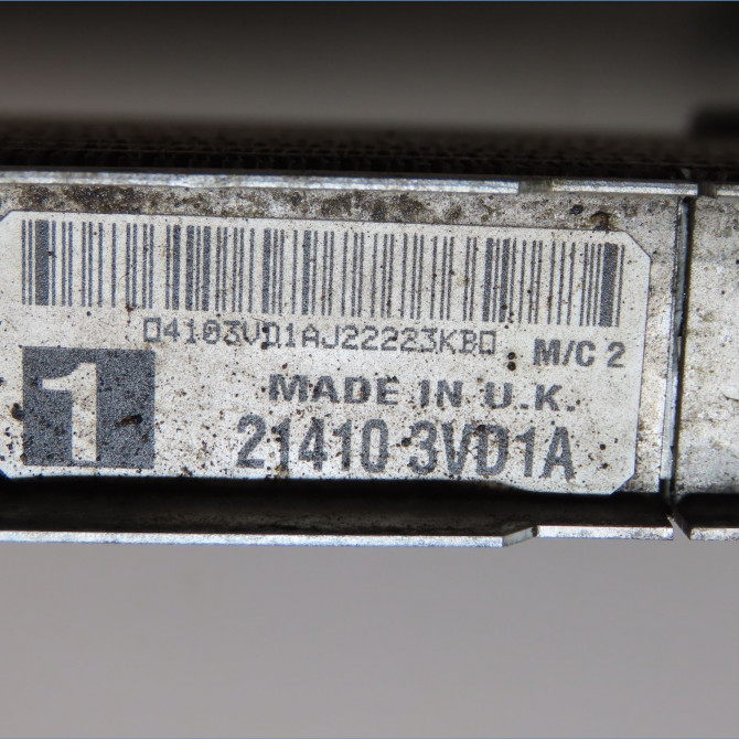 Radiateur occasion NISSAN NOTE II Phase 1 09-2013->... 1.5DCI 90ch 214103VD1A 3