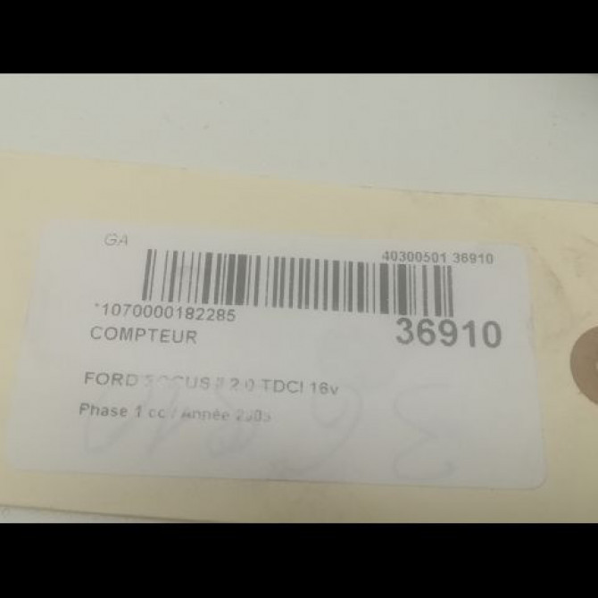 Compteur occasion FORD FOCUS II Phase 1 09-2004->12-2007 2.0 TDCI 16v 135ch 1483720 3