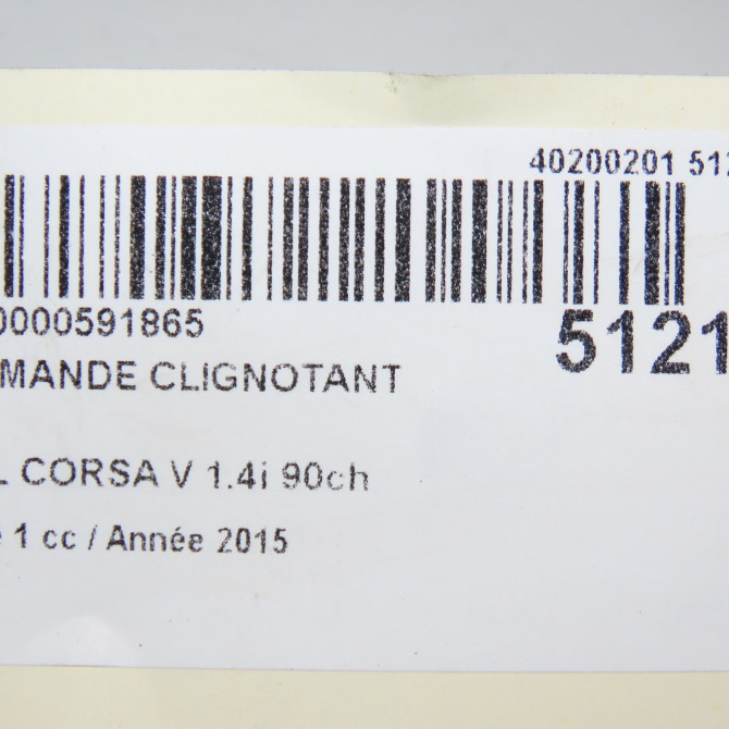 Commande clignotant occasion  13470445 6