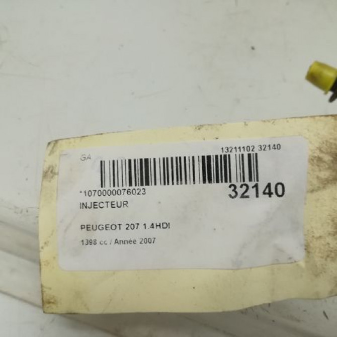 Injecteur occasion PEUGEOT 207 Phase 1 04-2006->06-2013 1.4 HDI 70ch 1980K2 4