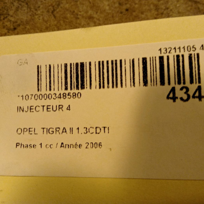 occasion OPEL TIGRA II Phase 1 09-2004->... 1.3CDTI 93183910 3