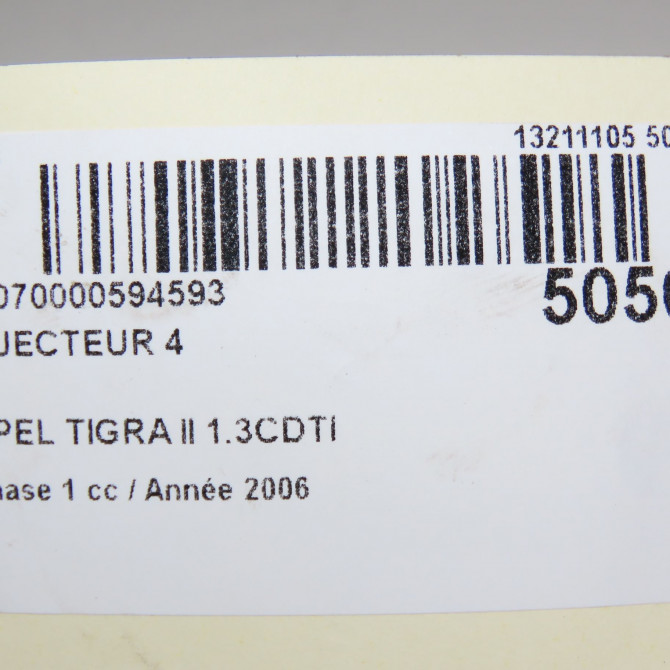 occasion OPEL TIGRA II Phase 1 09-2004->... 1.3CDTI 93183910 5