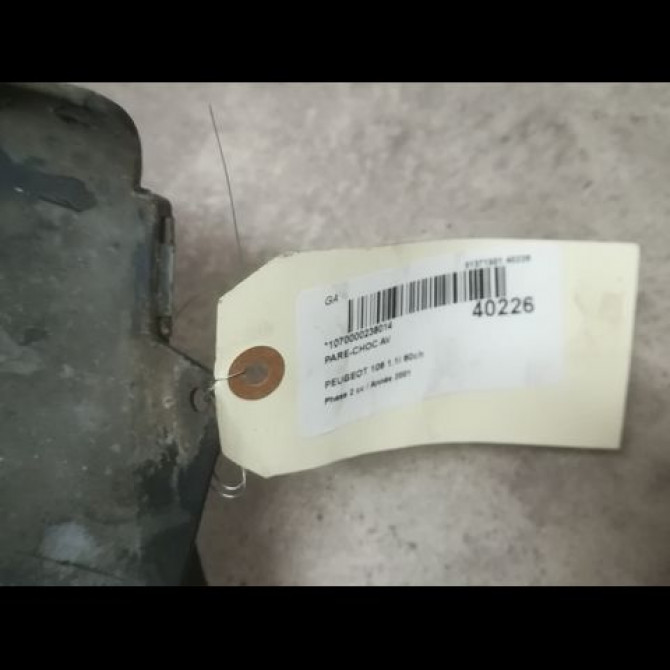 Pare-choc avant occasion PEUGEOT 106 Phase 2 04-1996->09-2003 1.1i 60ch 7401V4 7