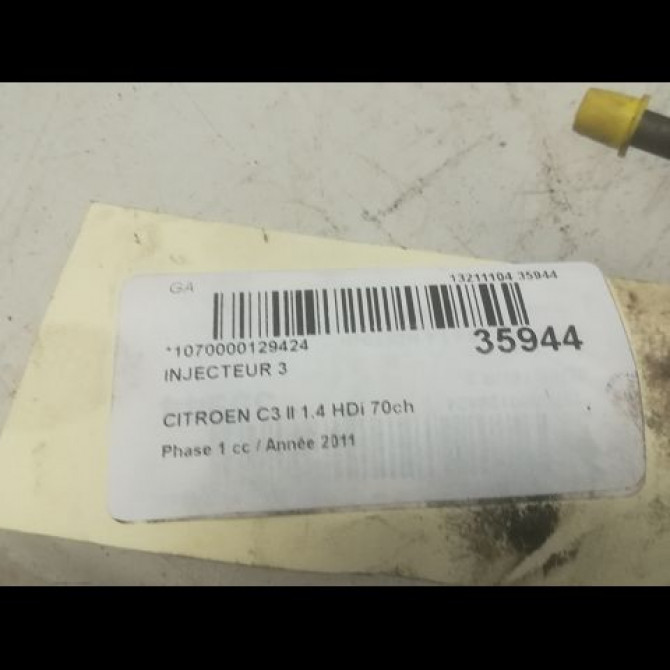 occasion CITROEN C3 II Phase 1 11-2009->02-2013 1.4 HDi 70ch 1980EJ 3