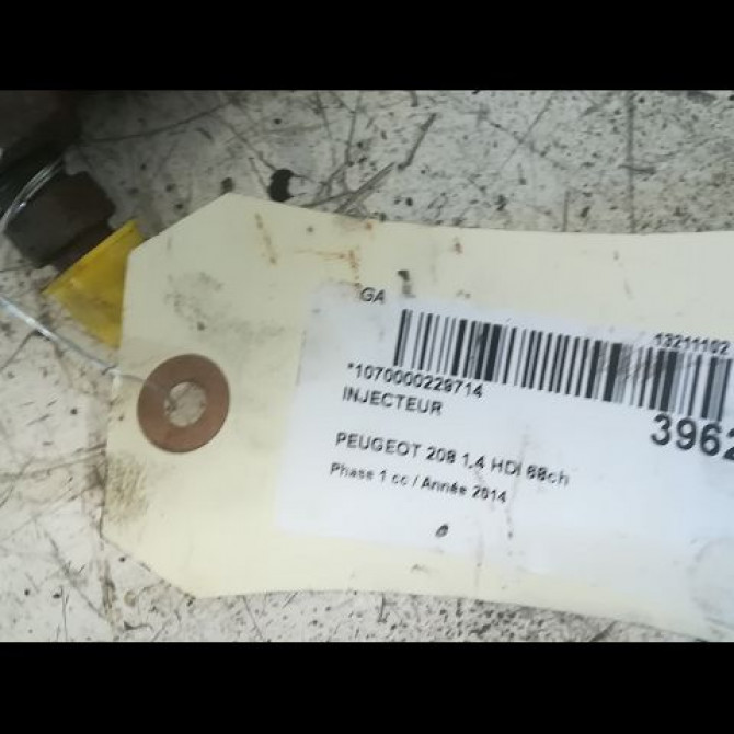 Injecteur occasion PEUGEOT 208 208 Phase 1 2012-03-01->2015-09-30 1.4 HDI 68ch 1980EJ 2