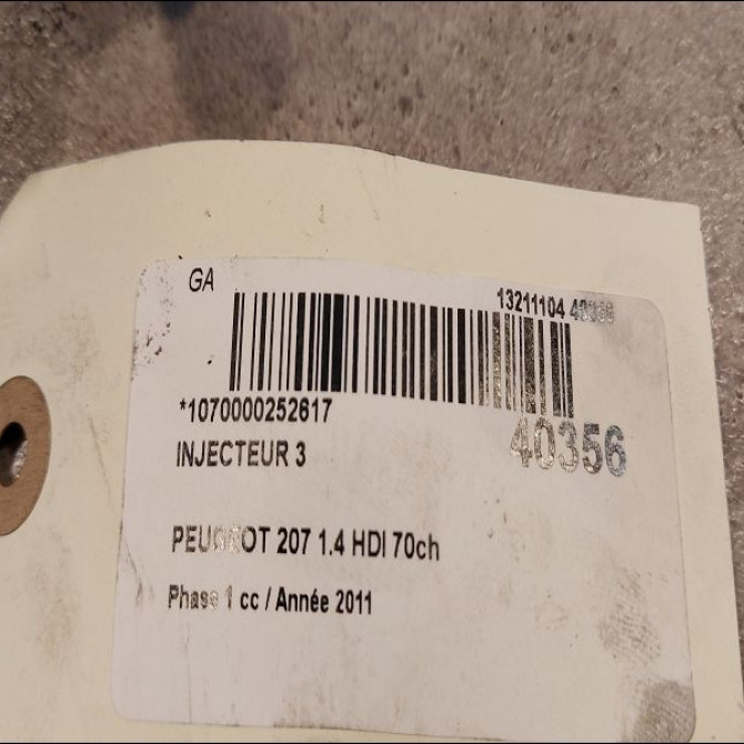 occasion PEUGEOT 207 Phase 1 04-2006->06-2013 1.4 HDI 70ch 1980EJ 3