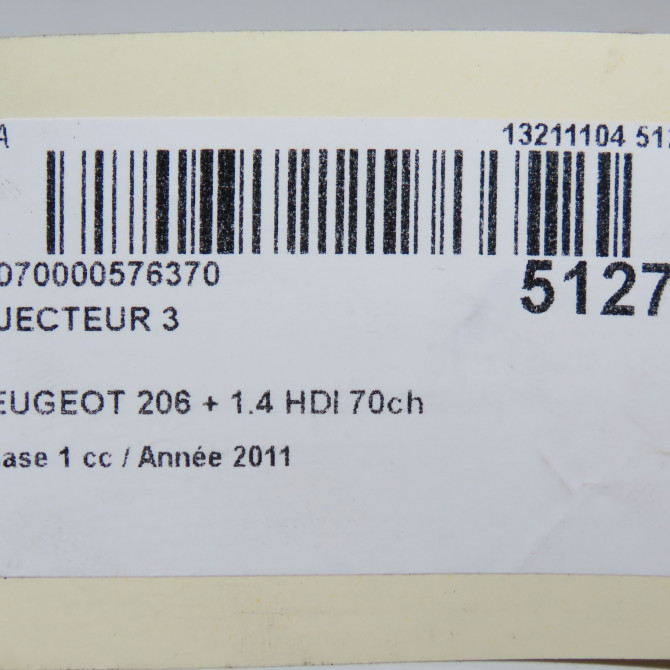 occasion PEUGEOT 206 + Phase 1 03-2009->05-2013 1.4 HDI 70ch 1980EJ 5