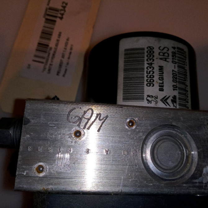 Unité hydraulique ABS occasion PEUGEOT 207 Phase 1 04-2006->06-2013 1.6 HDI 8v 92ch 4541S8 3