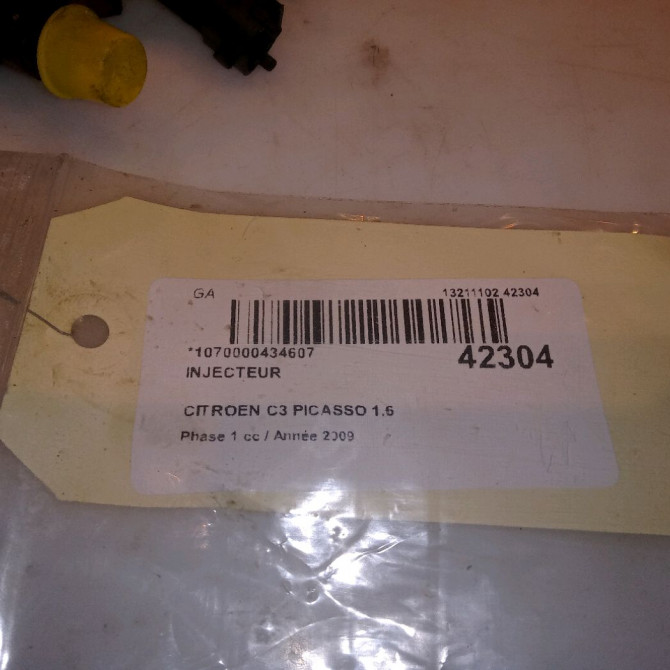Injecteur occasion CITROEN C3 PICASSO Phase 1 02-2009->08-2012 1.6 HDi 16v 90ch 1609850980 6