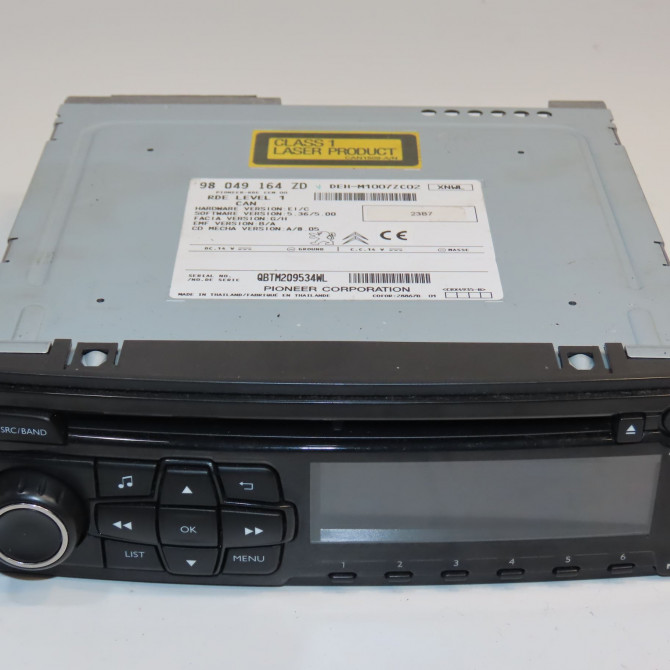 Autoradio occasion PEUGEOT 208 Phase 2 04-2015->... 1.2i PURETECH 110ch 16087573ZD 1