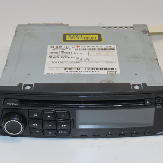 Autoradio occasion PEUGEOT 208 208 Phase 1 2012-03-01->2015-09-30 1.0 PURETECH 68ch 16087573ZD 1