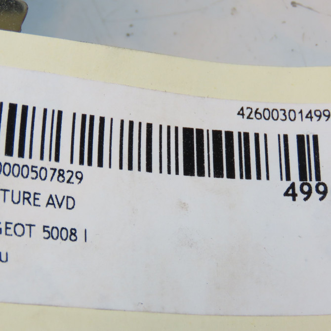 Ceinture avant droite occasion PEUGEOT 5008 I phase 2 09-2013->... 2.0 HDI 150ch 98019795XX 4