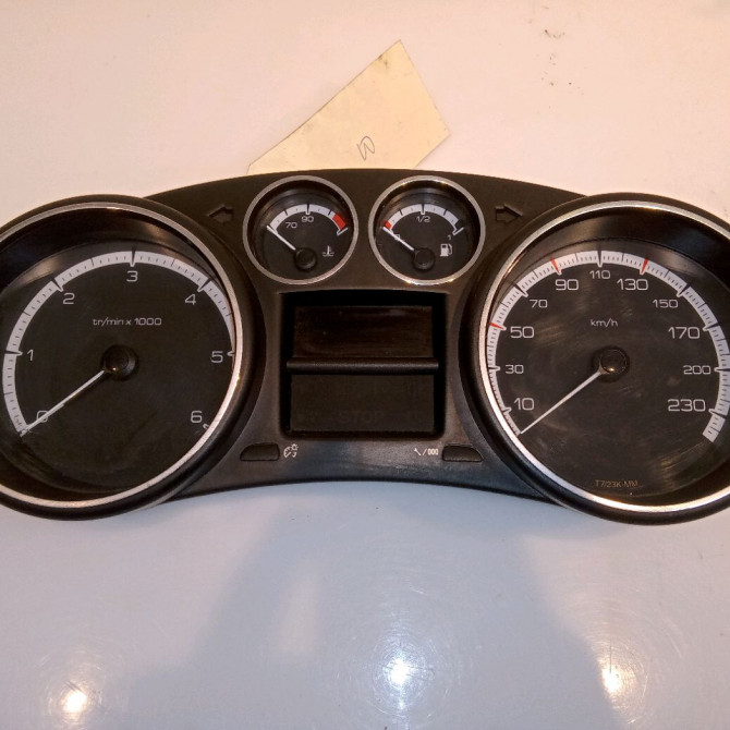 Compteur occasion PEUGEOT 308 I Phase 1 09-2007->03-2011 1.6 HDI 16v 90ch 9806132480 1