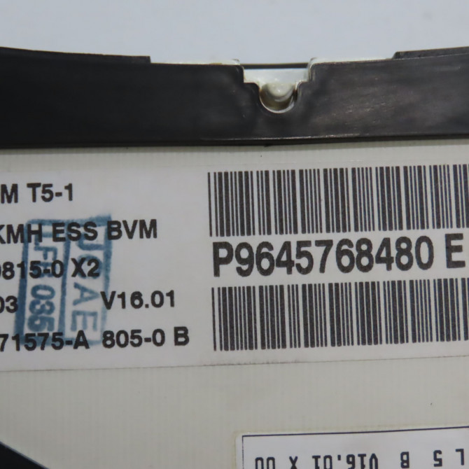 Compteur occasion PEUGEOT 307 Phase 1 04-2001->06-2005 1.6i 16v 6103J2 4