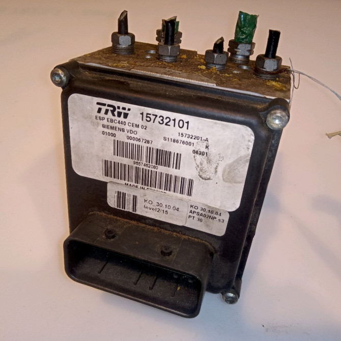 Unité hydraulique ABS occasion PEUGEOT 407 Phase 1 04-2004->07-2008 1.6 HDI 16v 4541X3 1