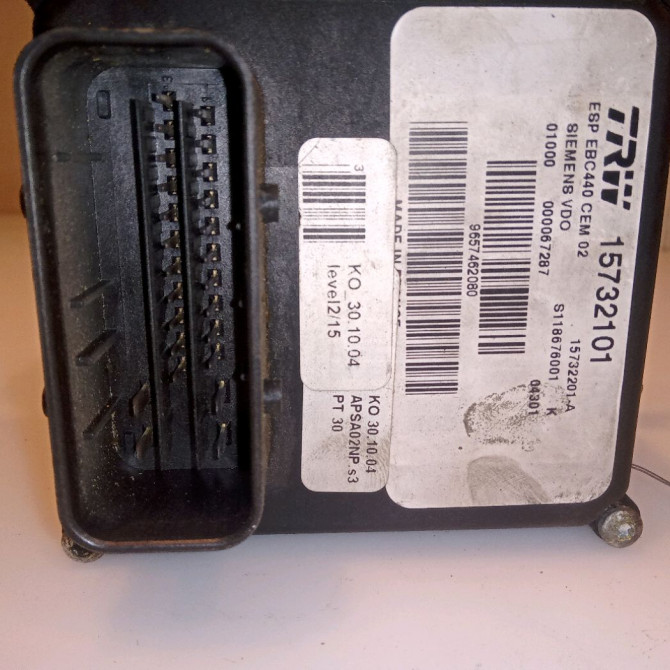 Unité hydraulique ABS occasion PEUGEOT 407 Phase 1 04-2004->07-2008 1.6 HDI 16v 4541X3 5