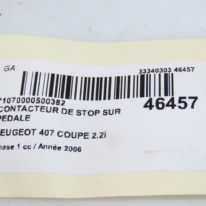 occasion PEUGEOT 407 COUPE Phase 1 10-2005->12-2011 2.2i 163ch 453467 3