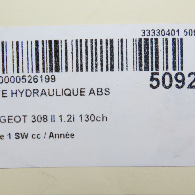 Unité hydraulique ABS occasion  1613388480 6