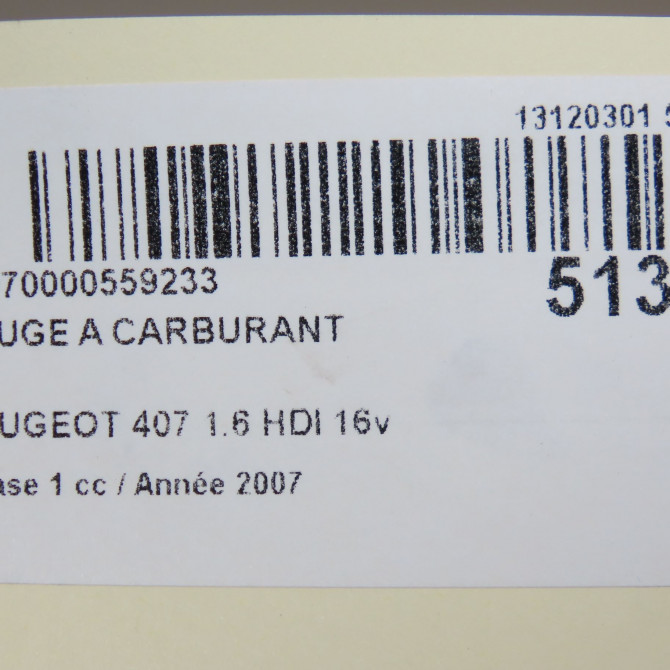 Jauge a carburant occasion PEUGEOT 407 Phase 1 04-2004->07-2008 1.6 HDI 16v 1525CW 6