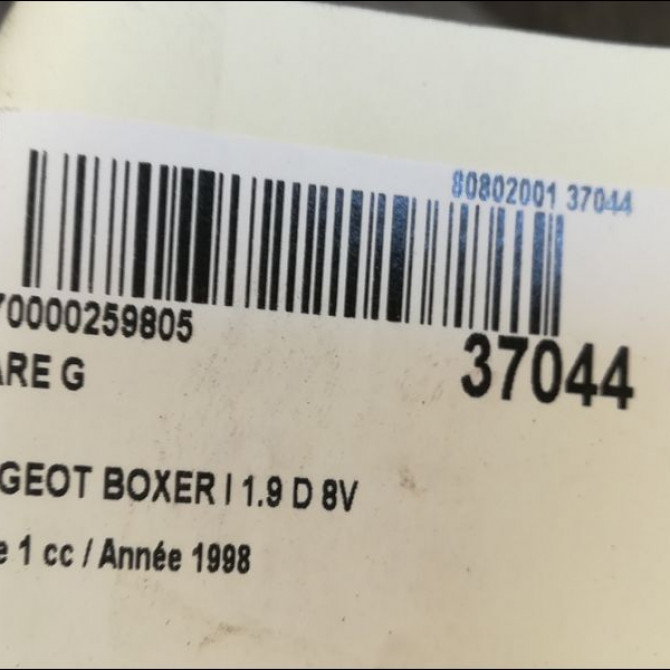 Phare gauche occasion PEUGEOT BOXER I Phase 1 07-1994->02-2002 1.9 D 8V 70ch 6204AF 3