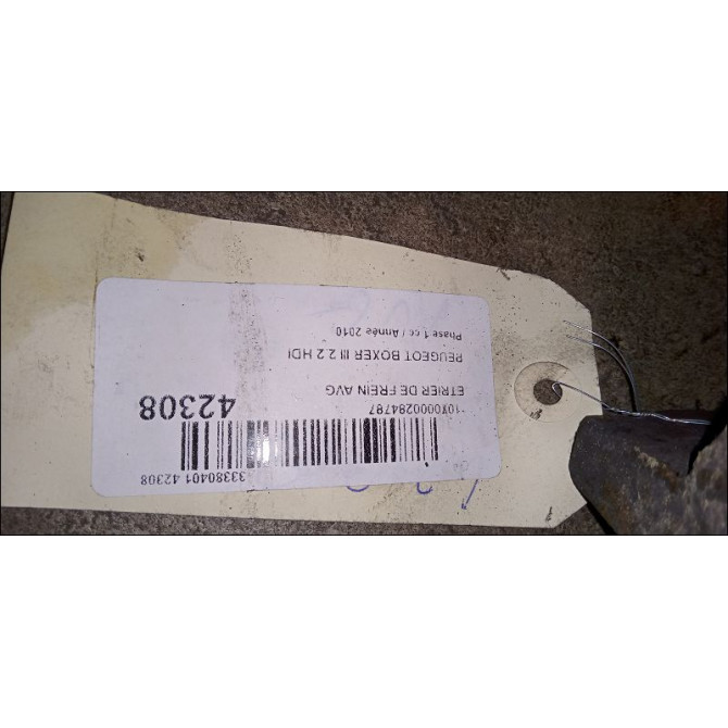 Etrier de frein avant gauche occasion PEUGEOT BOXER III Phase 1 06-2006->... 2.2 HDI 100ch 4401J6 2