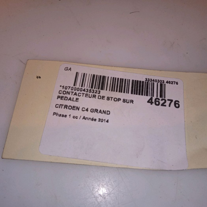 occasion CITROEN C4 GRAND PICASSO II Phase 1 04-2013->... 1.6 e-HDi 115ch 9818232480 4