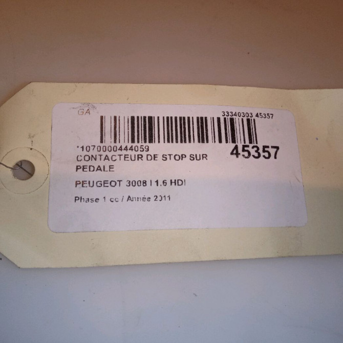 occasion PEUGEOT 3008 I Phase 1 04-2009->12-2013 1.6 HDI 112ch 9818232480 4