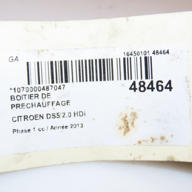 Boitier de préchauffage occasion  598144 3