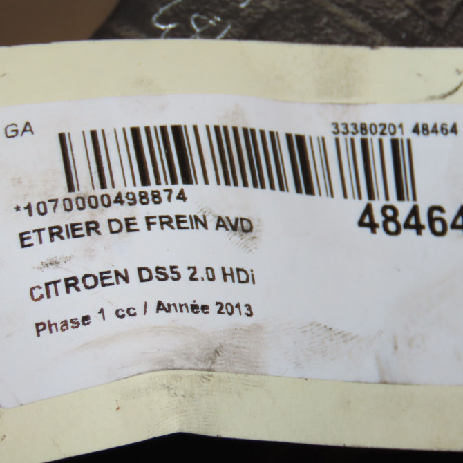 Etrier de frein avant droit occasion  4400X0 3