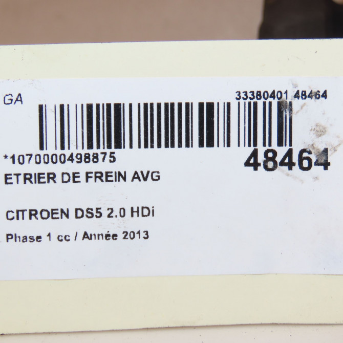 Etrier de frein avant gauche occasion  4400W9 3