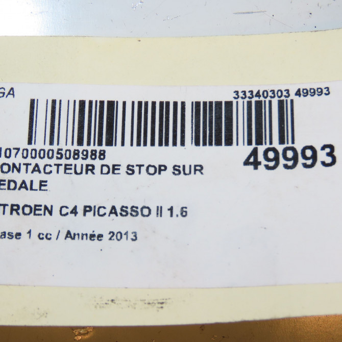 occasion CITROEN C4 PICASSO II Phase 1 04-2013->... 1.6 e-HDi 8v 115ch 9818232480 4