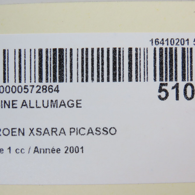 Bobine allumage occasion CITROEN XSARA PICASSO Phase 1 12-1999->02-2004 1.8i 16v 597098 6