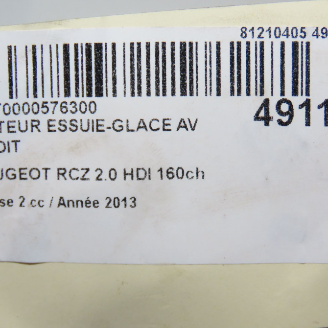 occasion PEUGEOT RCZ Phase 2 09-2012->... 2.0 HDI 160ch 6405RP 7