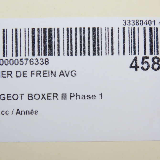 Etrier de frein avant gauche occasion PEUGEOT BOXER III Phase 1 06-2006->... 4401J8 6