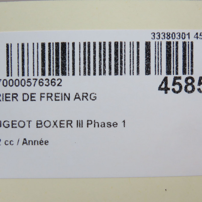Etrier de frein arrière gauche occasion PEUGEOT BOXER III Phase 1 06-2006->... 1612437280 6