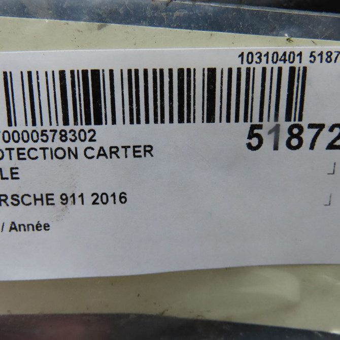 Protection carter huile occasion PORSCHE 911 4