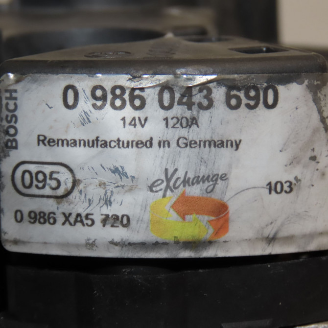 Alternateur occasion PORSCHE 146 Phase 1 04-1995->04-1999 3.4i 301ch 99660301205 6