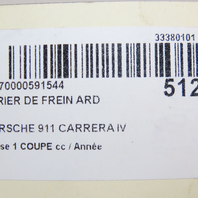 Etrier de frein arrière droit occasion PORSCHE 146 Phase 1 04-1995->04-1999 3.4i 301ch 99635242203 6