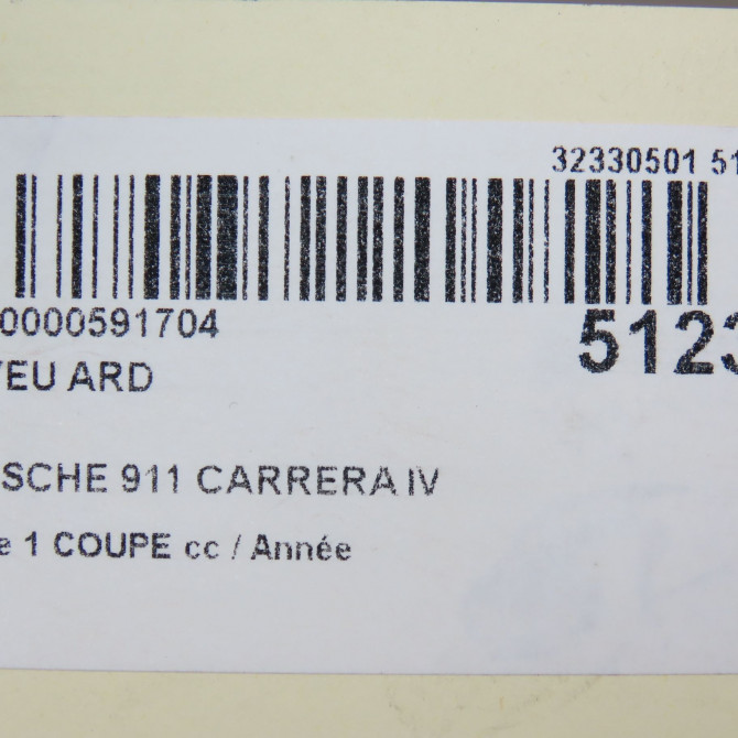 Moyeu ard occasion PORSCHE 146 Phase 1 04-1995->04-1999 3.4i 301ch 99733160501 6